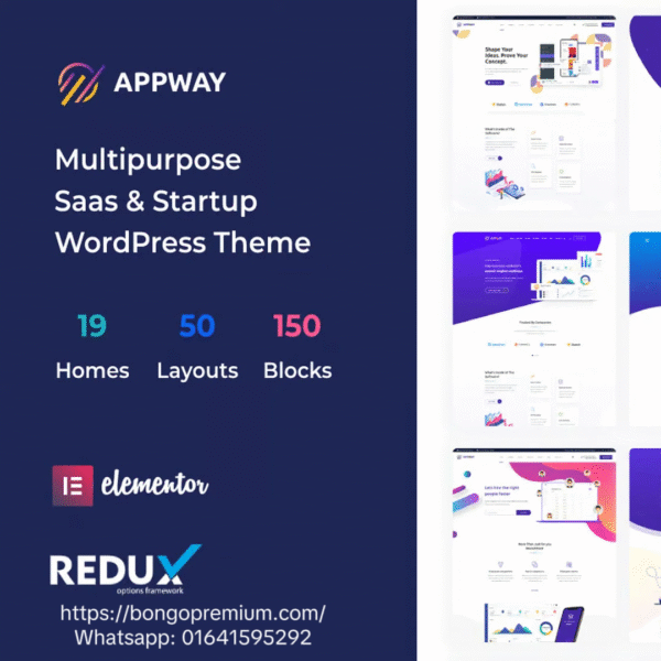 Appway – WordPress Theme for SaaS & Startup Websites