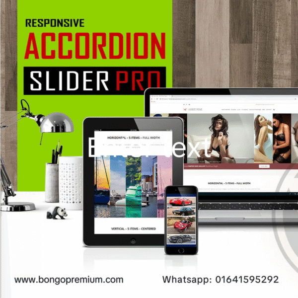 Accordion Slider PRO – A Responsive WordPress Plugin