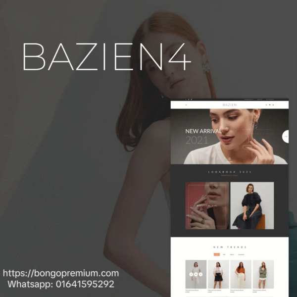 Bazien – Elementor-Based WooCommerce WordPress Theme
